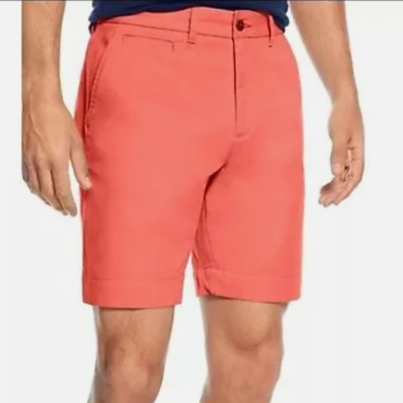 Tommy Hilfiger Classic Fit Men's Chino Shorts size 40W Sconset Red - Picture 2 of 10